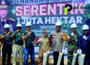 Pemkab Berau Dan Polres Berau Tanam Jagung 1 Juta Hektare di Kampung Tasuk Kecamatan Gunung Tabur