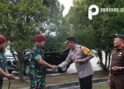 Komandan Puspenerbad Kunjungan Ke Berau, Polres Berau Harapkan Sinergitas TNI Polri