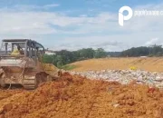 Penataan Dan Perawatan Rutin, DLHK Berau Lakukan Sanitary Landfill Area TPA Bujangga