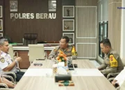 Bahas Kesiapan Pelaksanaan Posko Angkutan Udara Lebaran, UPBU Kelas I Kalimarau Lakukan Koordinasi Dengan Polres Berau