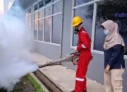 Cegah Penyebaran Penyakit Jelang Idul Fitri, Bandara Kalimarau Dan BKK I Tarakan Lakukan Fogging