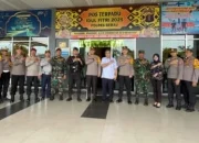 Kapolres Berau Kunjungi Bandara Kalimarau, Cek Kesiapan Arus Mudik Lebaran