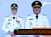 Duet Sri Juniarsih Mas Dan Gamalis Siap Maksimalkan Program Kerja 100 Hari Pertama