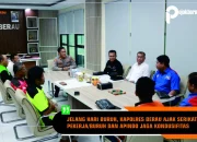Jelang Hari Buruh, Kapolres Berau Ajak Serikat Pekerja/Buruh dan Apindo Jaga Kondusifitas
