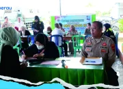 Polsek Gunung Tabur Gelar Bakti Kesehatan Bersama Moestopo Jelajah Nusantara