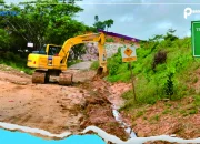Cegah Polusi Air Lindi, UPTD TPA Bujangga Lakukan Normalisasi Drainase