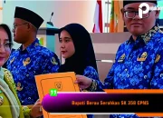 Serahkan SK 358 CPNS, Bupati Berau Tekankan Loyalitas Jadi Prioritas Bekerja