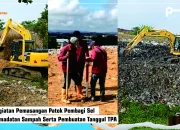 Giat Jumat, UPT TPA Bujangga Lakukan Pemadatan Sampah Dan Buatkan Tanggul Terasering