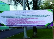 Jaga Kenyamanan, Masjid Agung Baitul Hikmah Pasang Spanduk Himbauan