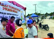 Gerakan Pangan Murah Polri, Polsek Segah Salurkan 600 Karung SPHP