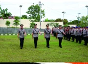 Polres Berau Lakukan Sertijab, Kasat Samapta Dan Kapolsek Sambaliung Serta Kapolsek Teluk Bayur Berganti