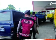 Polres Berau Gelar Patroli Penertiban Di Sejumlah SPBU