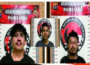 Polres Berau Gagalkan Peredaran Sabu, Tiga Pelaku Dibekuk Di Tanjung Redeb