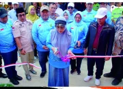 Resmikan Pasar Rakyat Merah Putih, Bupati Komitmen Tingkatkan Perekonomian Masyarakat