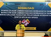 DLHK Gelar Sosialisasi Pengelolaan Limbah B3 Fasyankes Dan Penerapan Aplikasi SPEED