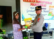 Polsek Gunung Tabur Salurkan 300 Karung Beras SPHP Ke Masyarakat Sekitar
