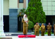 Apel Gabungan Awal Tahun 2026, Bupati Tekankan Disiplin Dan Loyalitas