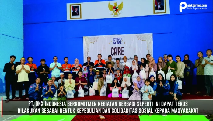 Momen Berbagi Kebahagiaan, Yayasan Karuna Ananta Tasuk Dan DNX Site Sambarata Gelar Bukber Dan Santunan Anak Yatim