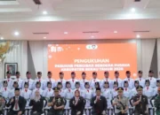 35 Paskibraka Berau Dikukuhkan, Bupati Tekankan Tanggung Jawab Tak Berakhir Di Upacara 17 Agustus
