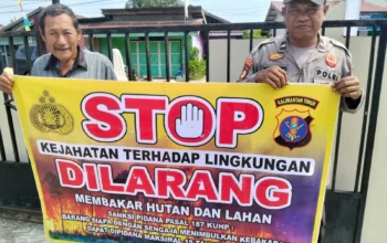 Polsek Teluk Bayur Perkuat Patroli Dan Pencegahan Karhutla