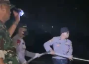 Karhutla Lembuswana Terbakar 1 Hektare, Polsek Biduk Biduk Gandeng TNI Dan Fire Rescue