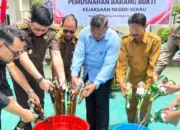 Kejari Berau Musnahkan Barang Bukti Dari 37 Perkara, Kasus Narkotika Mendominasi